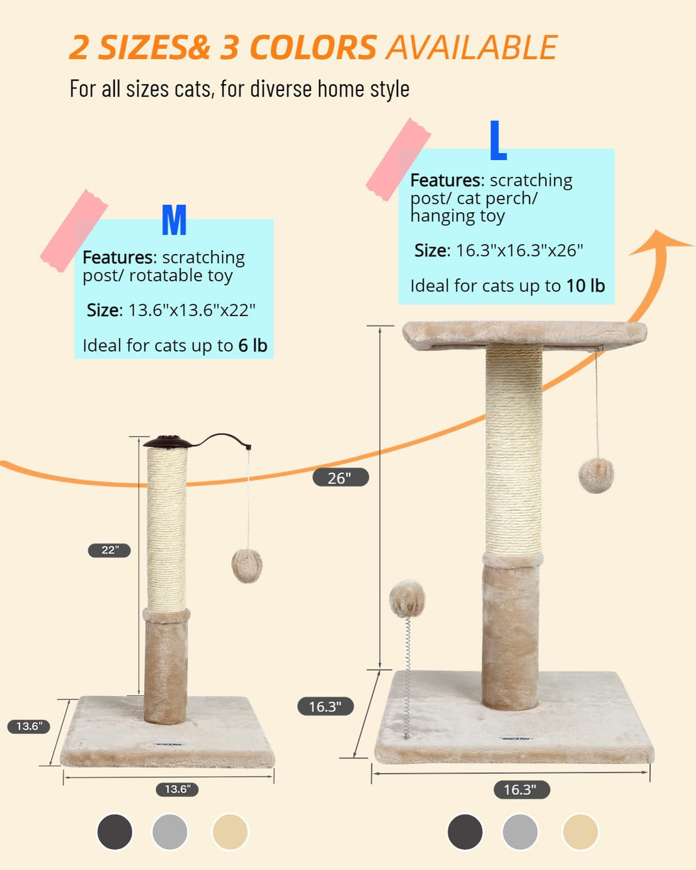 Happi N Pets cat tree platform offers cozy resting and easy access for naps.
