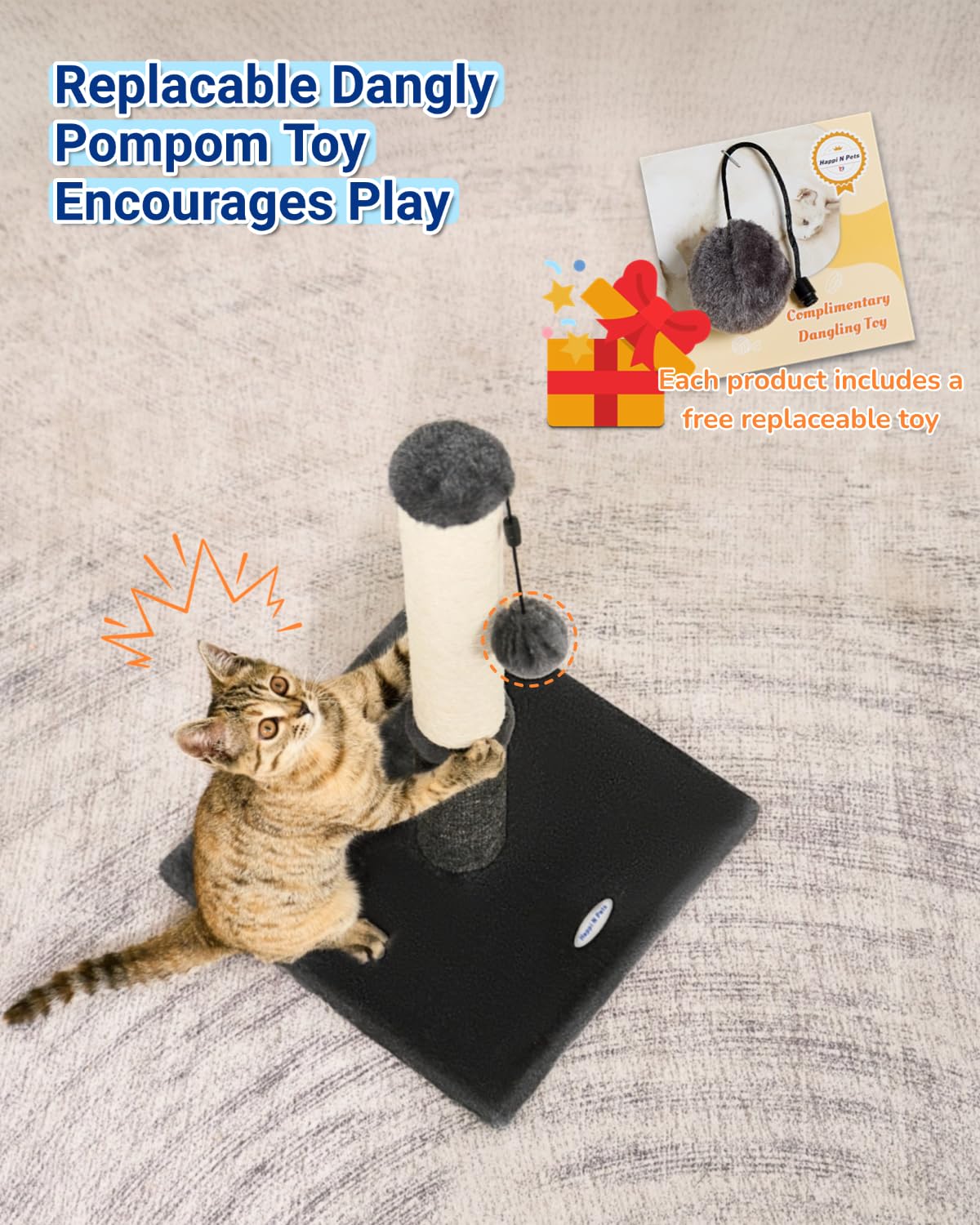Happi N Pets juguete de repuesto gratuito para continuar la diversión