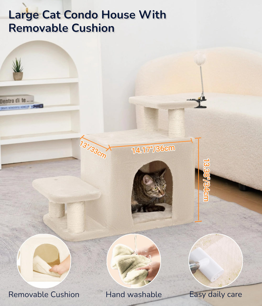 Happi N Pets removable washable cushion for easy cleaning