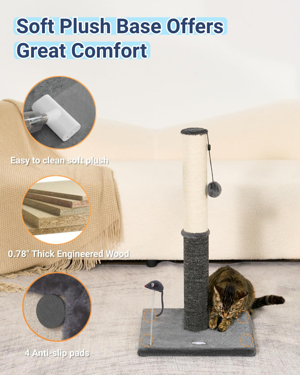 Happi N Pets smokey gray design blends with modern decor