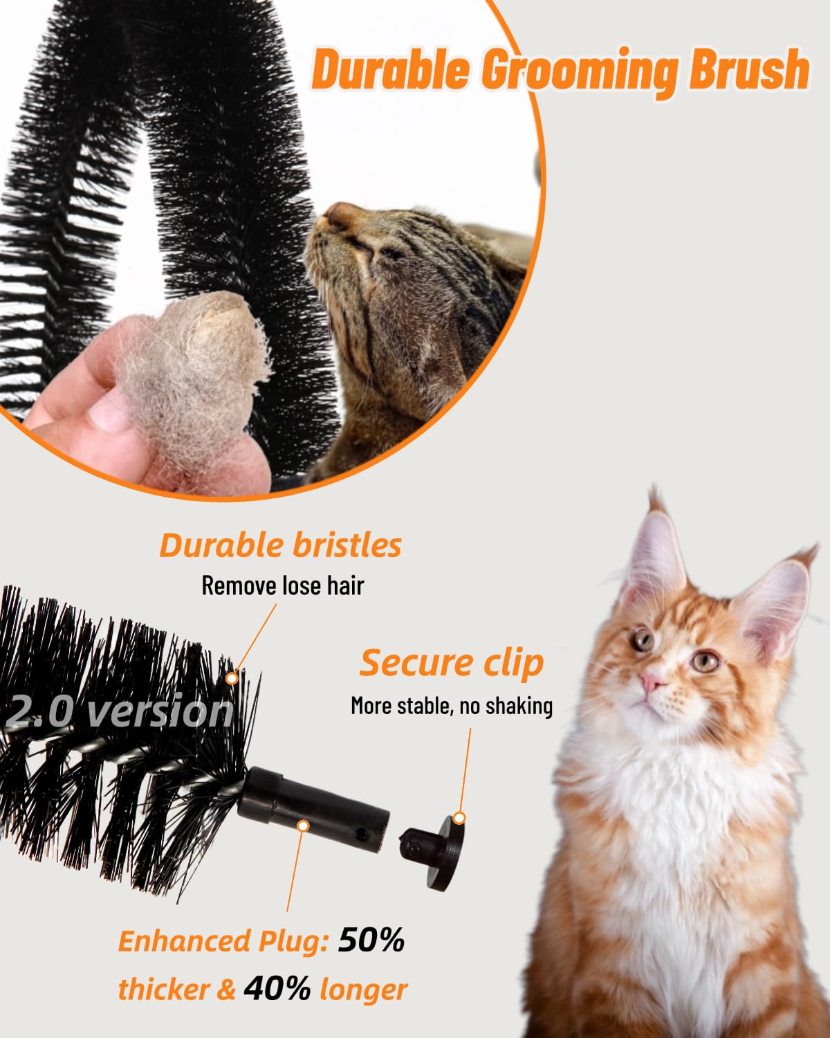 Happi N Pets heavy duty 2lbs base keeps the post stable during play