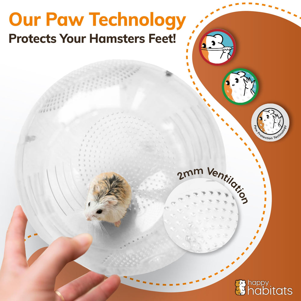 Happy Habitats mice gerbil play ball supports versatile use and enrichment routines.