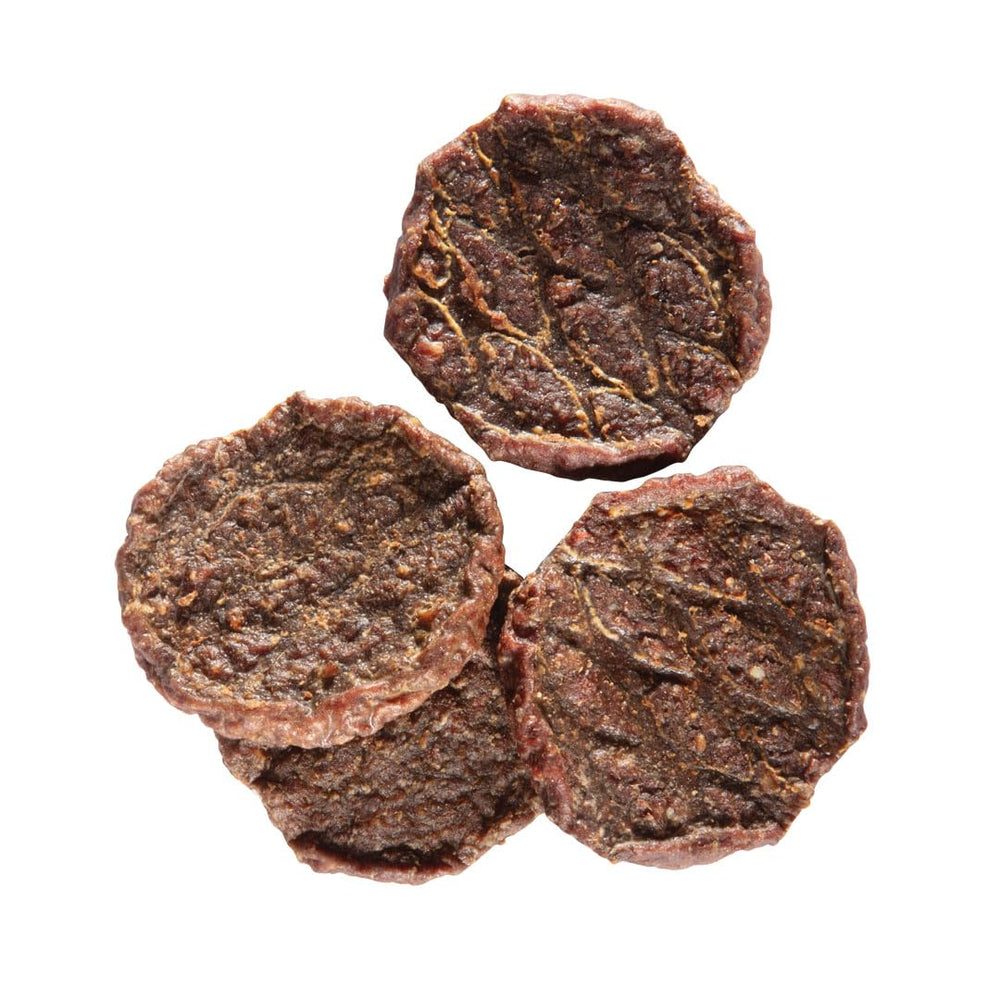 Happy Howie's Beef Mini Doggy Burgers made-in-usa label highlights quality and domestic production