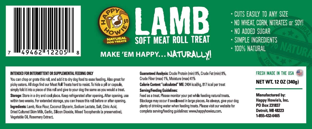 Happy Howie's Soft Meat Roll production facility image conveys careful manufacturing.