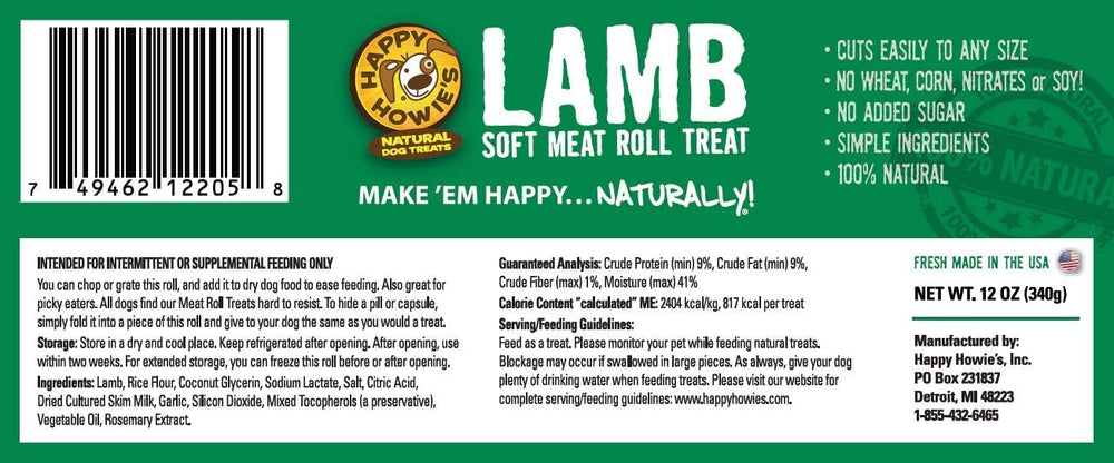 Happy Howie's Soft Meat Roll production facility image conveys careful manufacturing.