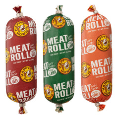 Premio natural Happy Howie's Soft Meat Roll Treat en envase, ideal para premiar al perro
