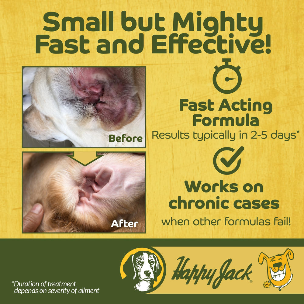 HAPPY JACK packaging front communicates USA-made heritage and reliability.