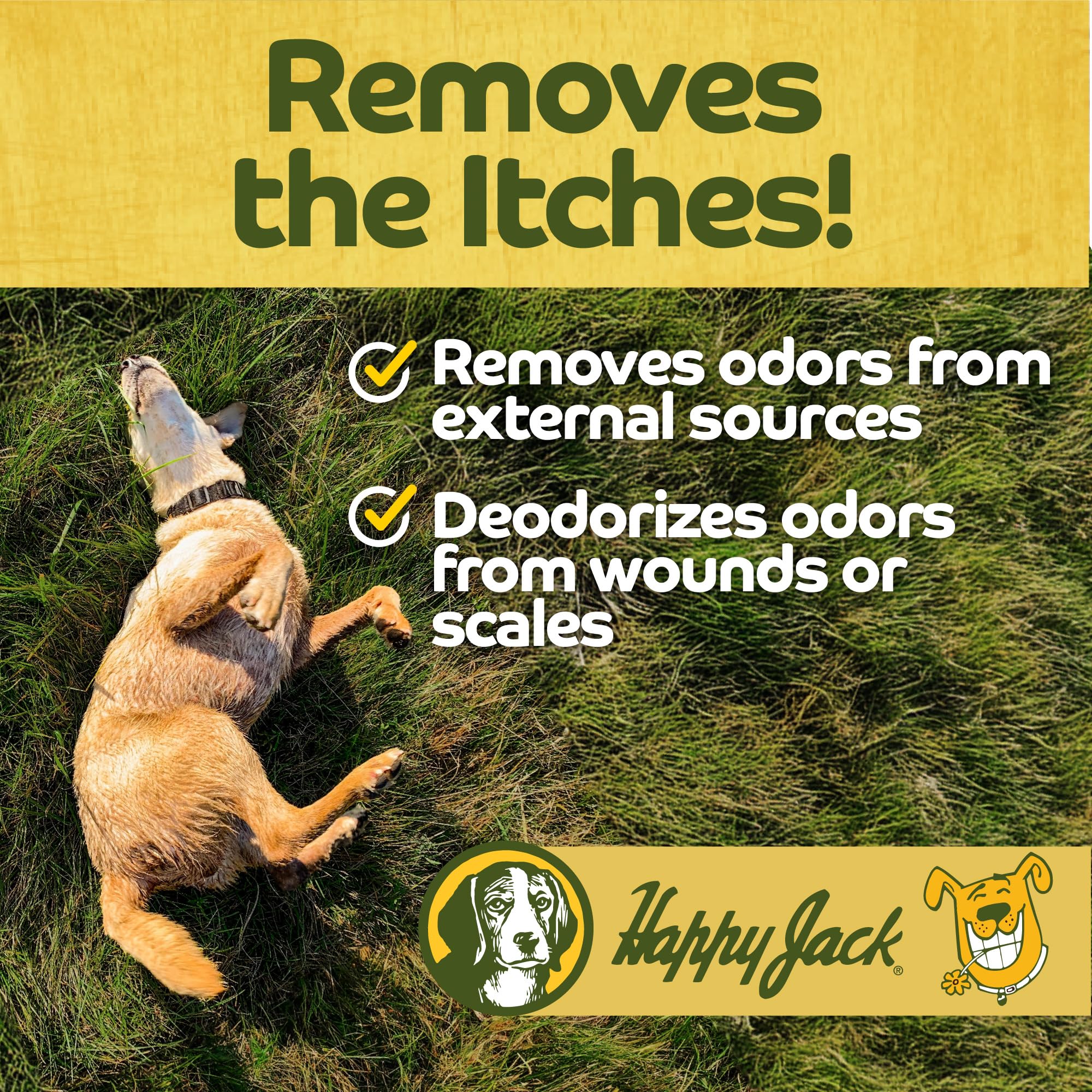 Happy Jack Itch No More post-bath coat feels soft and smells pleasant.