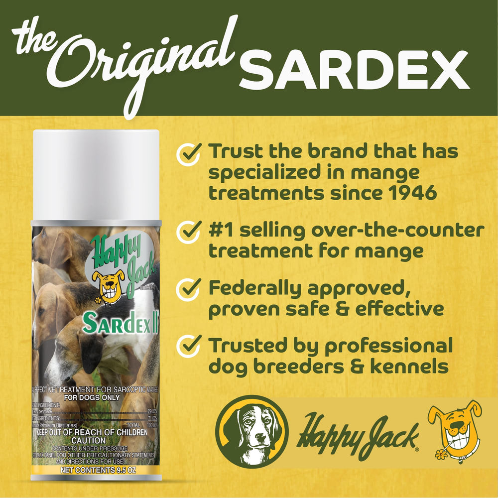 HAPPY JACK Sardex hot-spots-application shows targeted irritation relief