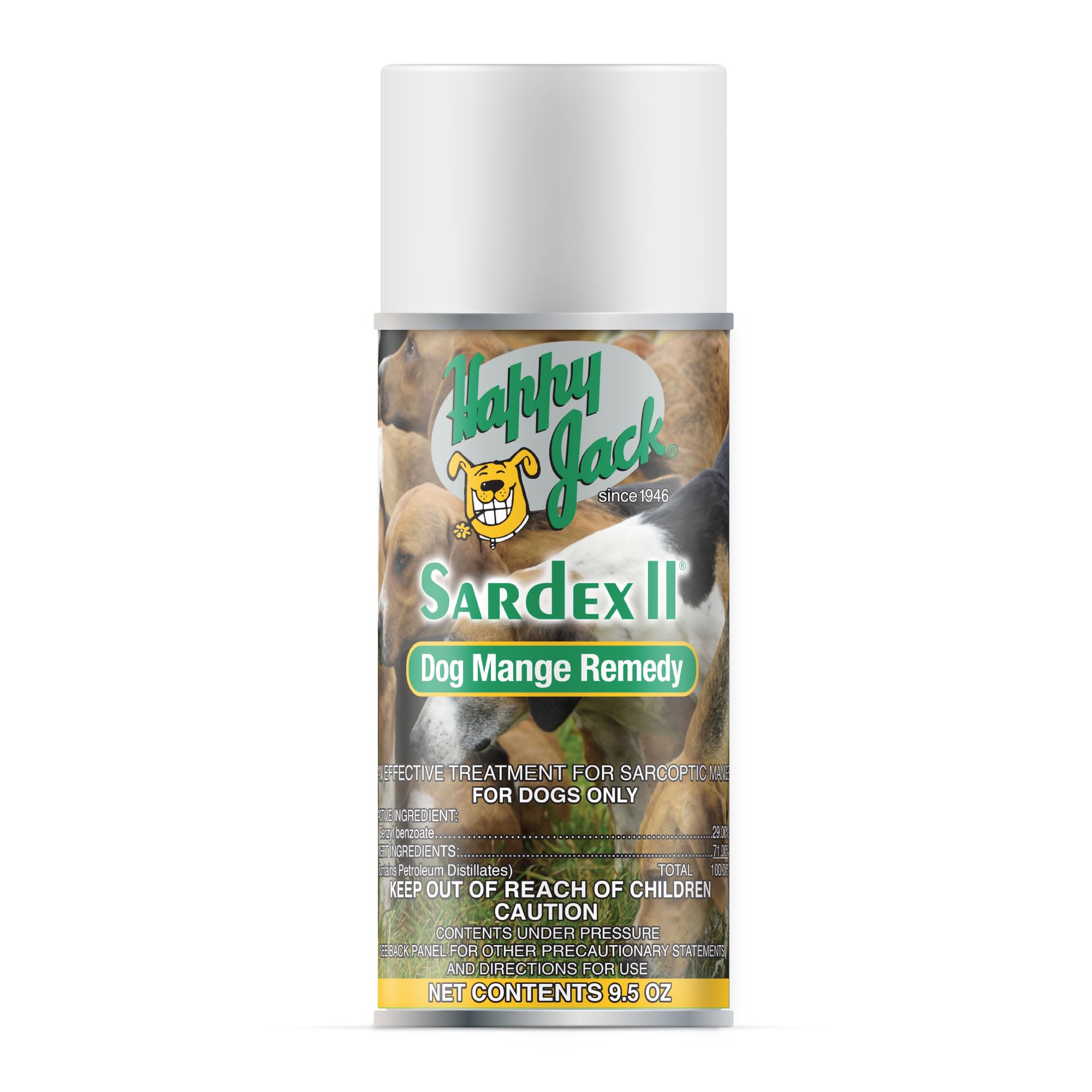 HAPPY JACK Sardex mange-treatment bottle-front for mange care