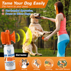 HappyAlley air horn four-pack keeps you prepared for multiple outdoor outings and training sessions