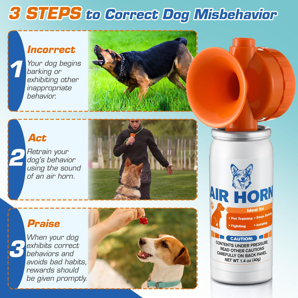 HappyAlley Air Horn being carried on a trail for walking safety.