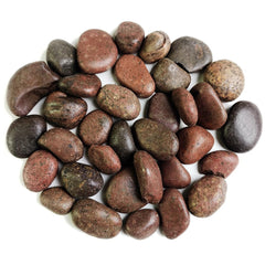 HappyFiller red pebbles aquarium bottom arrangement boosts water color and natural appeal.