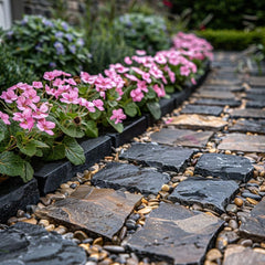 HappyFiller red pebbles succulent pot filler enhances soil texture and visual warmth.