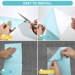 HappyFreeSX cat scratch tape adhesive closeup demonstrates easy removal without residue.