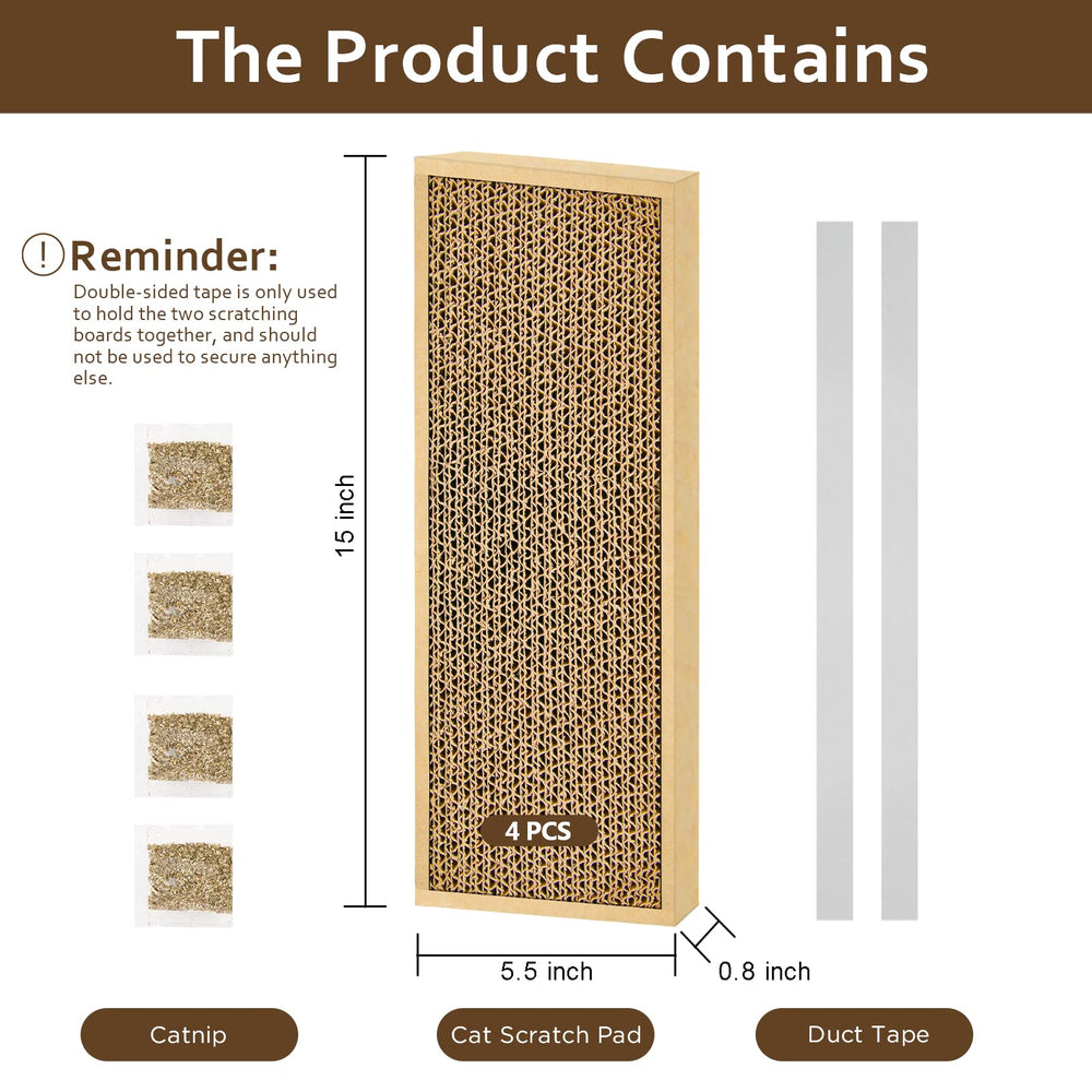 HappyFreeSX splicing cat scratch pad assembly shows panels attaching with tape