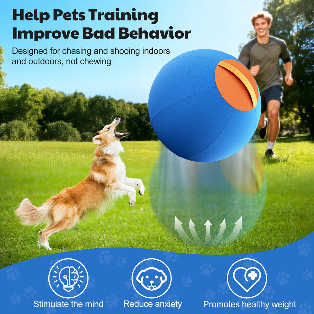 Happypaw 18in Herding Ball anti-burst design, ensures slow deflation for safe play.