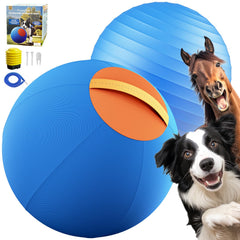 Happypaw 18in Herding Ball side view, durable chew toy for tough chewers.