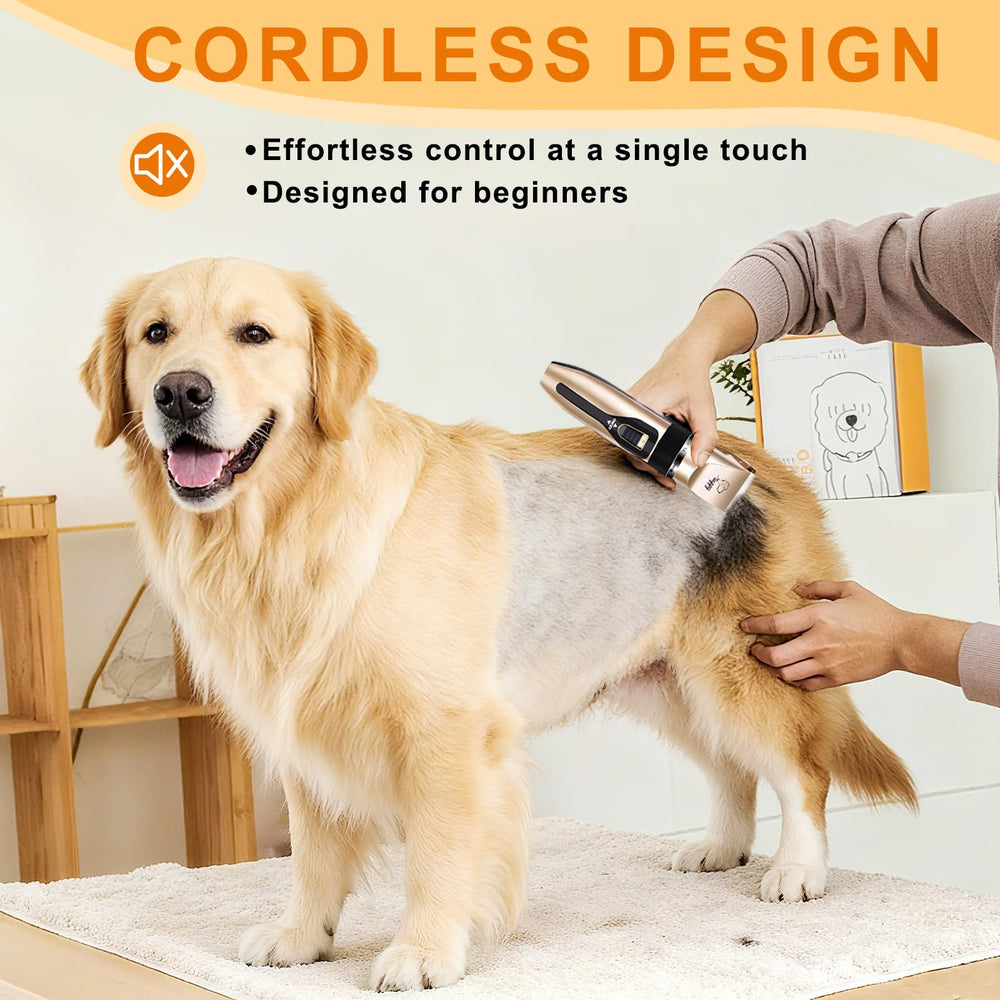 HappyYILIDA dog clippers with 2-speed motor for versatile grooming
