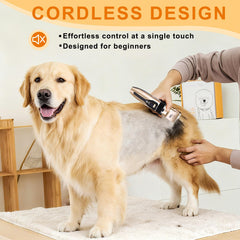 HappyYILIDA dog clippers with 2-speed motor for versatile grooming