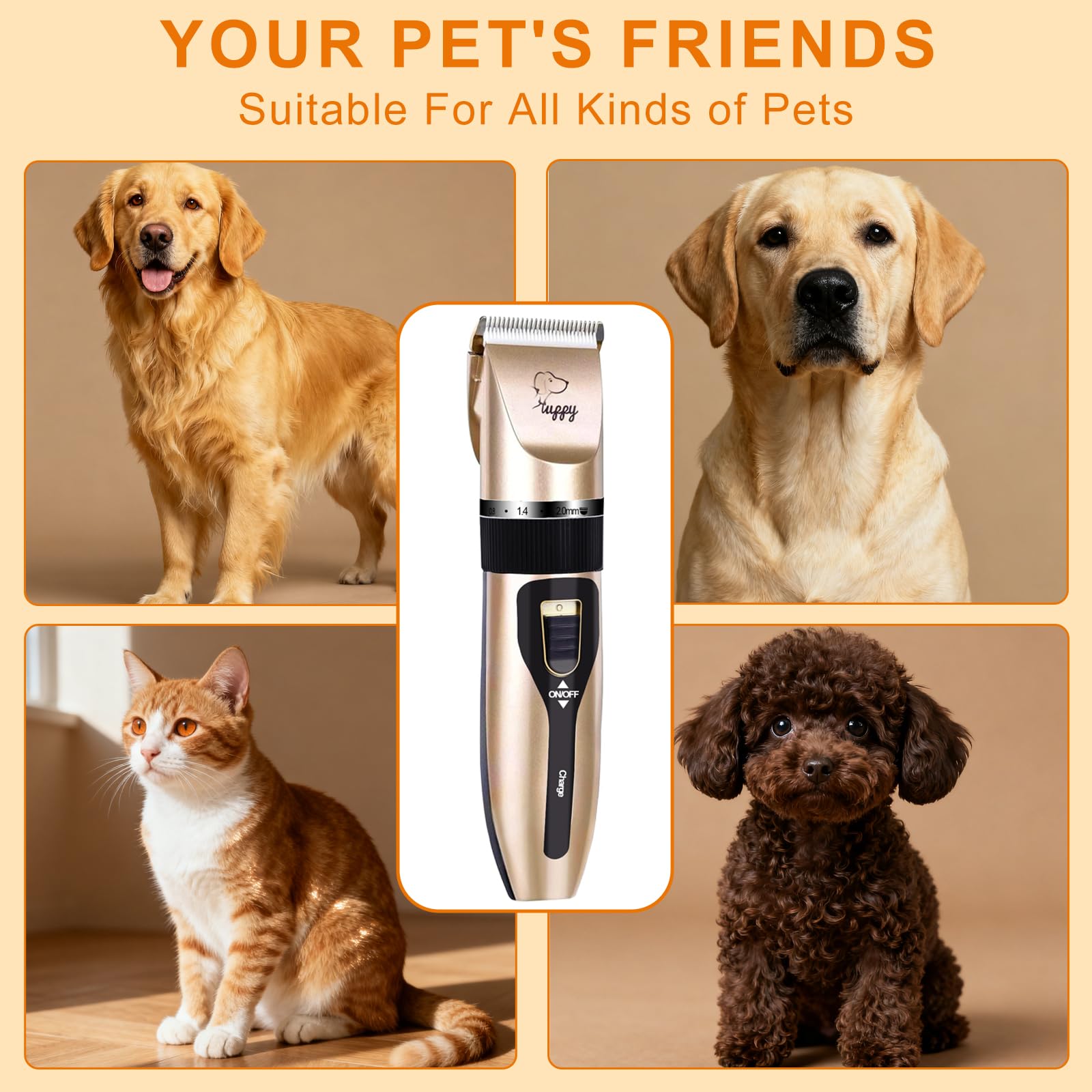 HappyYILIDA at-home grooming kit makes trimming convenient and comfortable