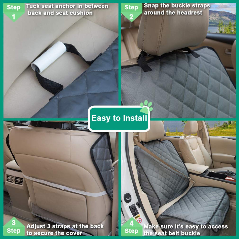 HAPYFOST easy-install design uses headrest buckles and seat anchors.