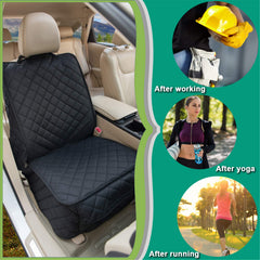HAPYFOST bottom skirt of front seat cover shielding seat bottom from spills