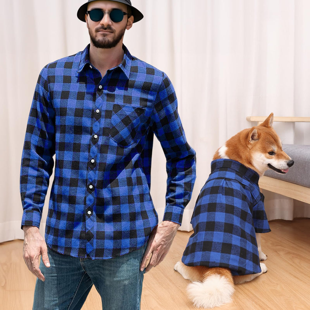 Harbyel dog plaid shirt durable and machine washable for easy cleaning.