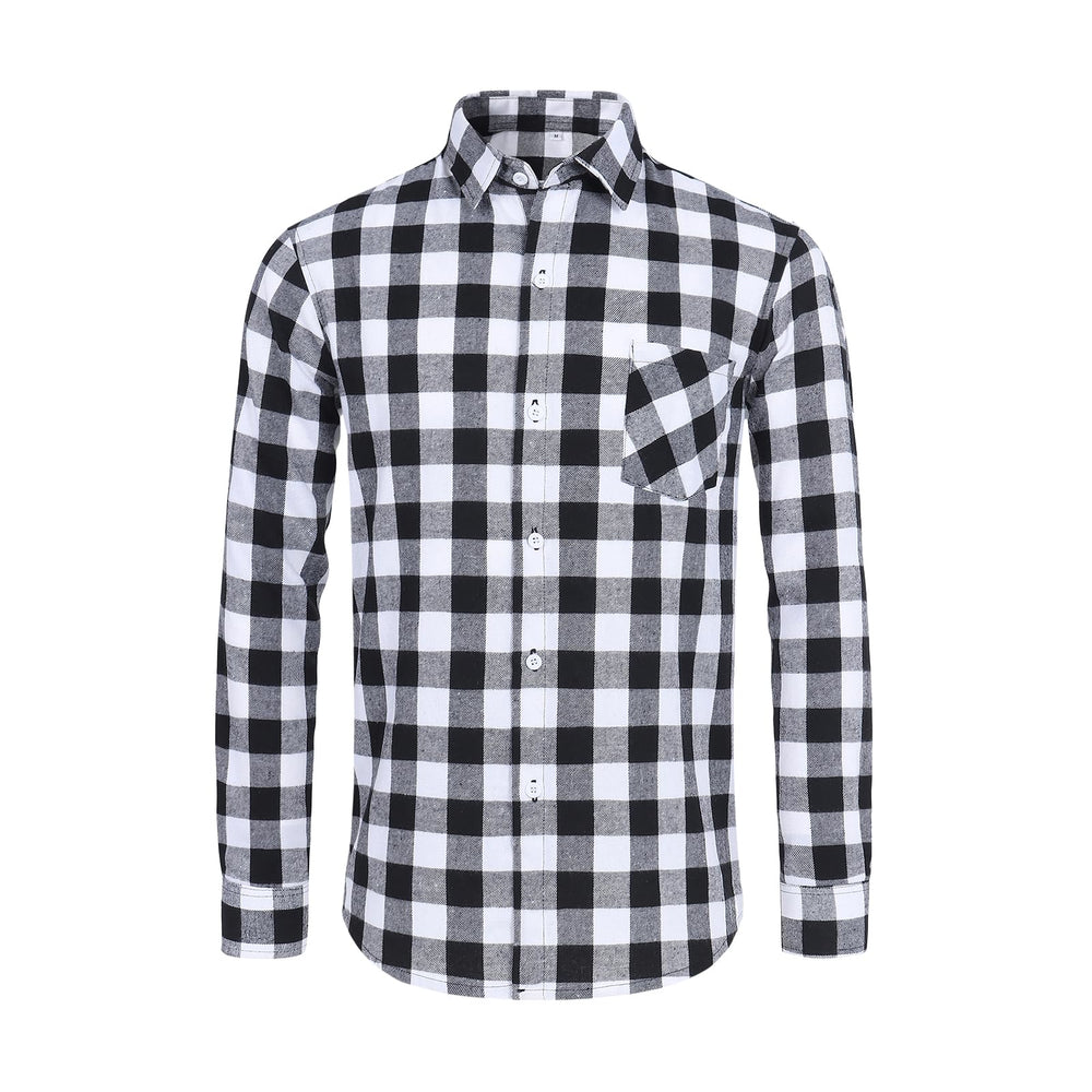 Harbyel plaid dog shirt worn by a dog for easy everyday wear