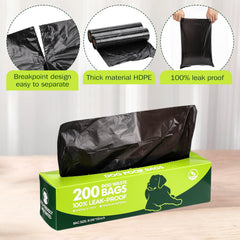 Harloon 13x9 inch bags fit all dogs for quick cleanup
