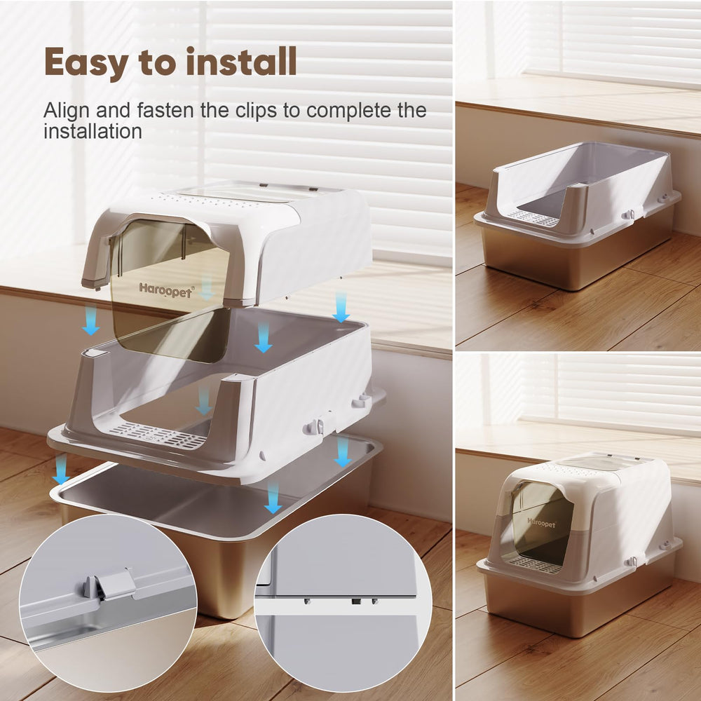 Haroopet XXL foot pedal keeps the unit clean and accessible