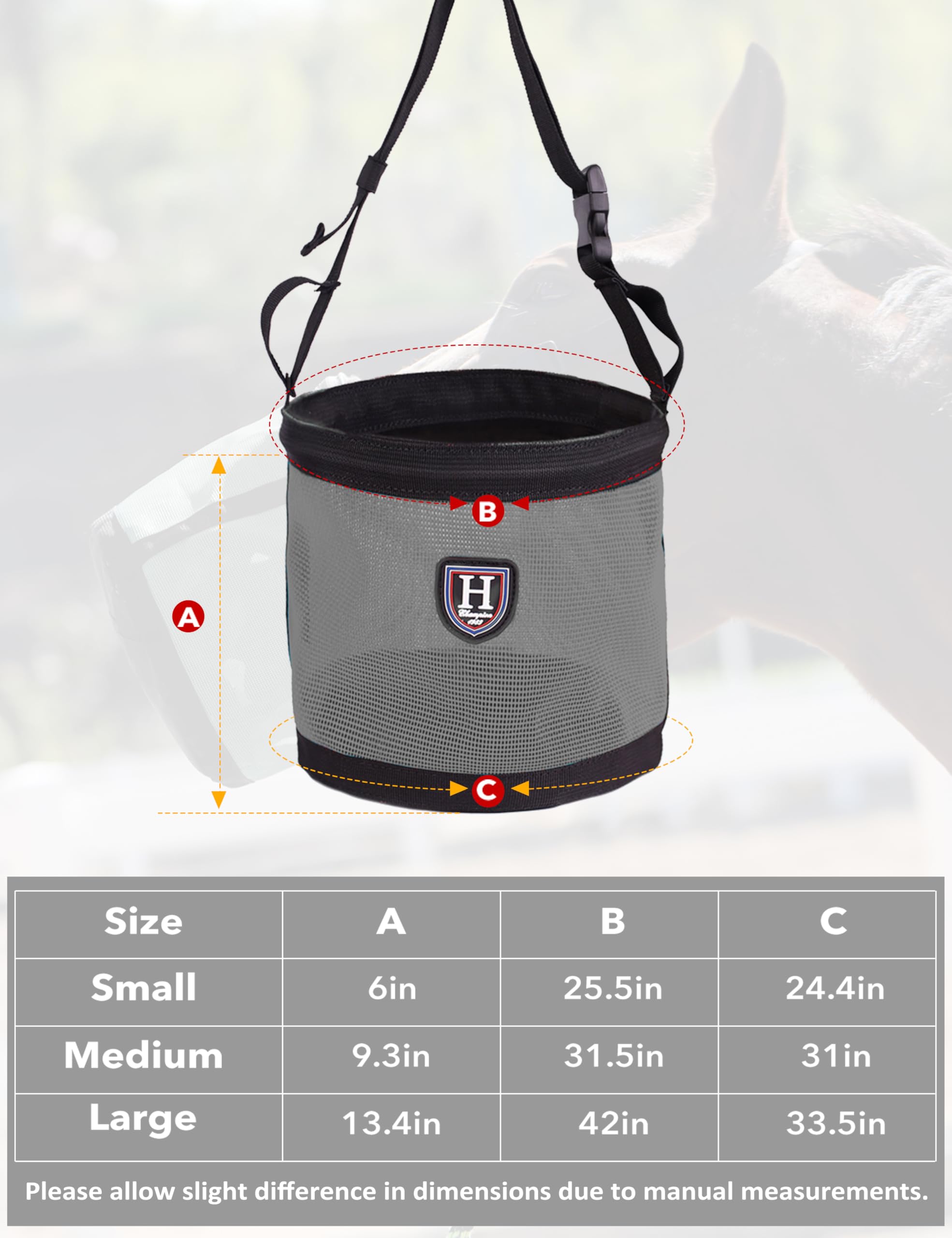Harrison Howard adjustable belt bag keeps portions separate and orderly