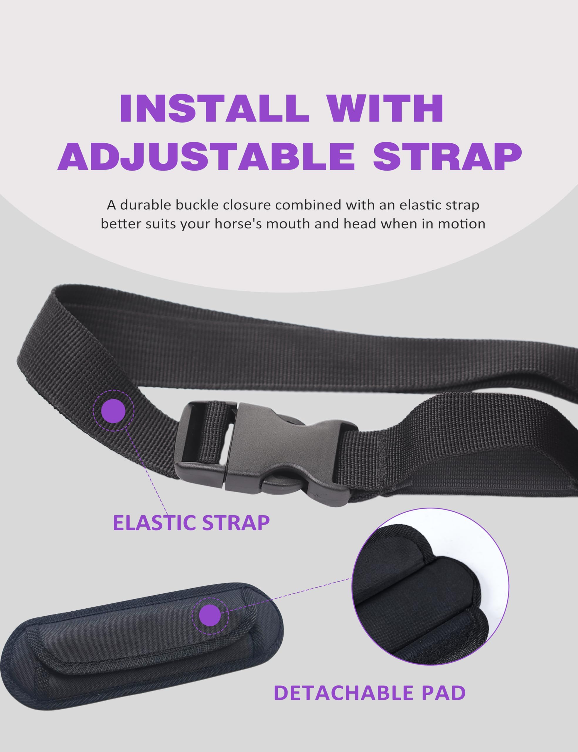 Harrison Howard adjustable padded strap keeps the bag secure during movement.