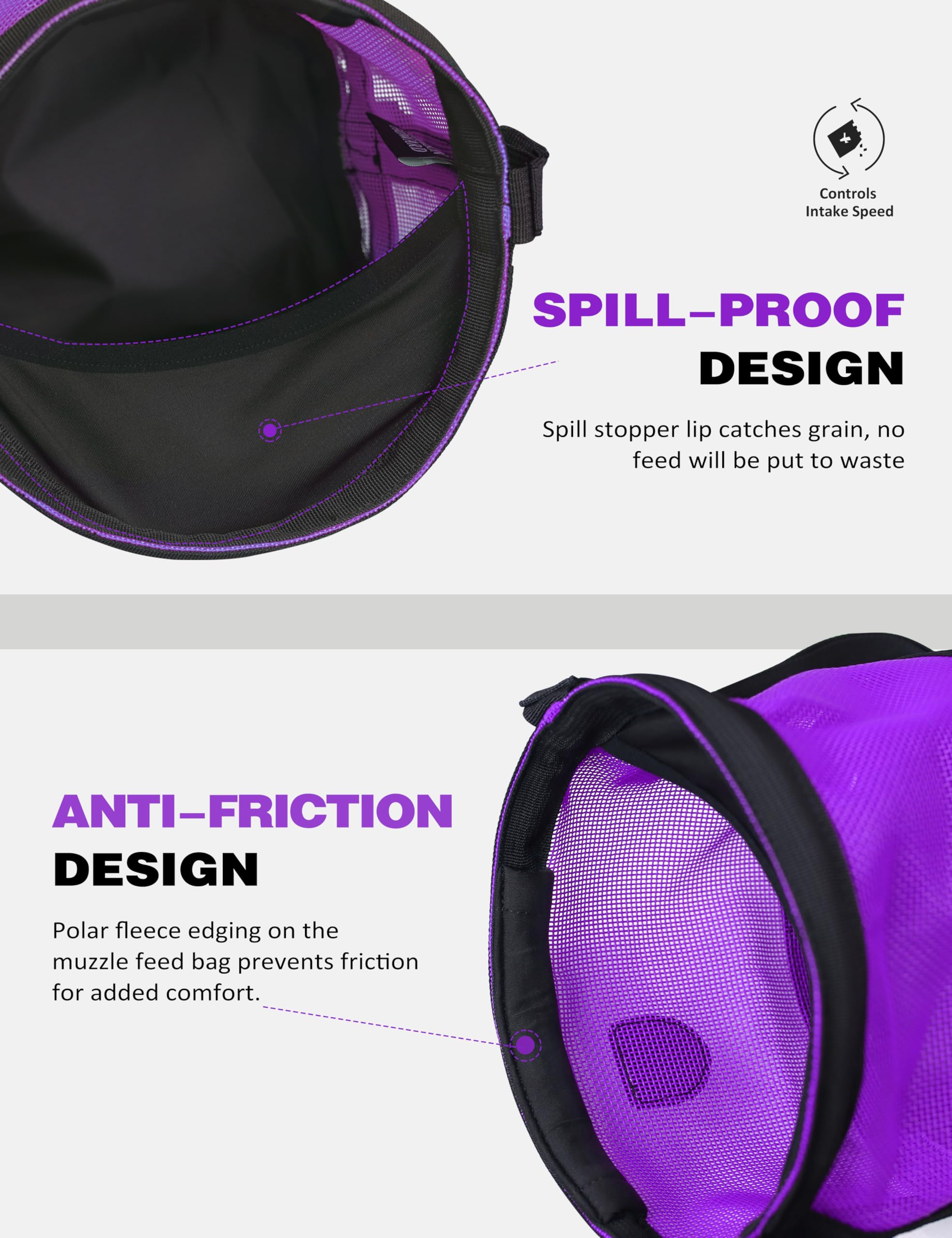 Harrison Howard adjustable padded strap ensures secure fit during movement