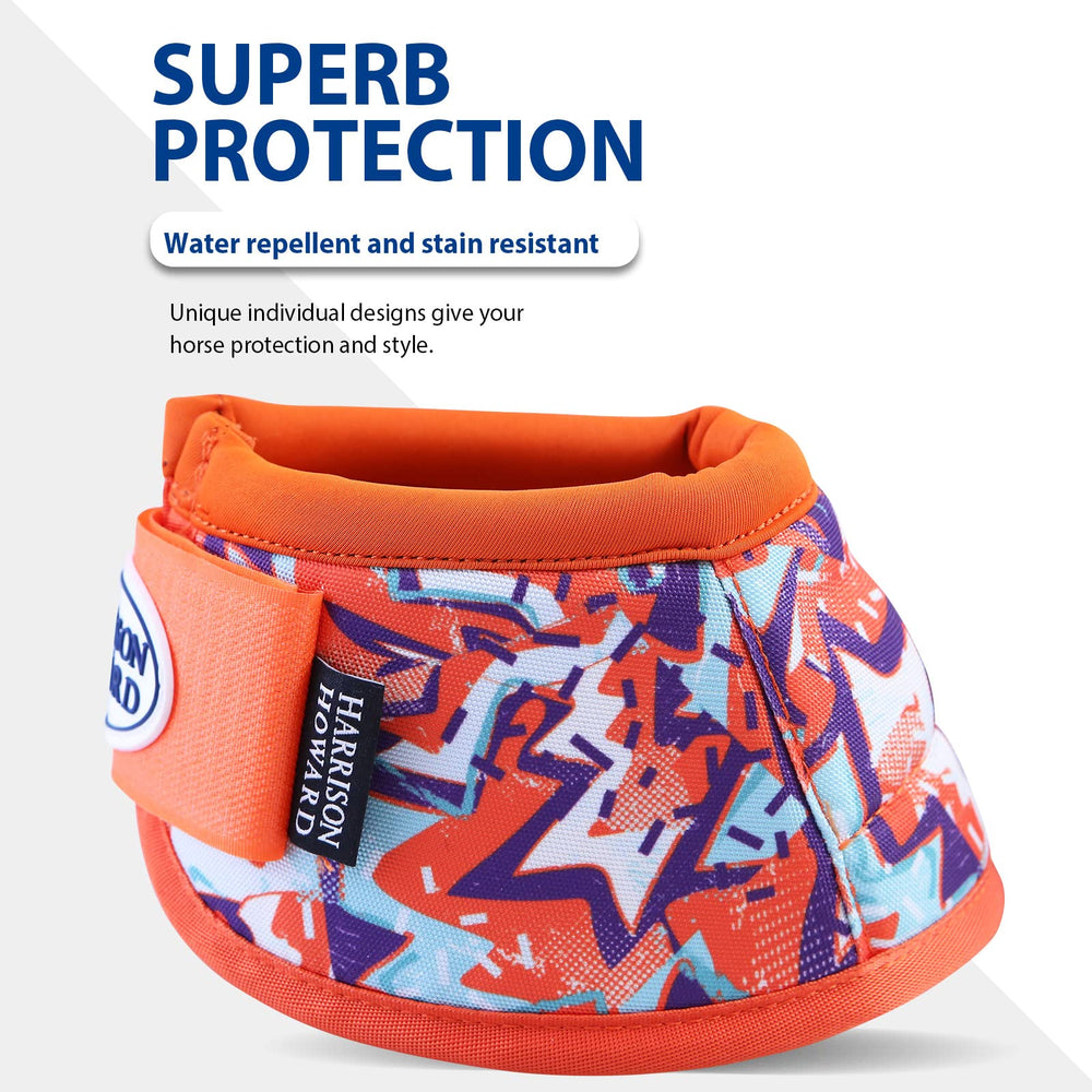 Harrison Howard bell boots in vibrant prints and colors for matching gear