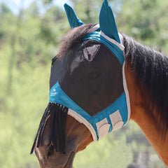 Harrison Howard CareMaster front view shows breathable fly mask for all-day comfort.