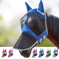 Harrison Howard CareMaster Pro fly mask with large eye-space and ears offering UV protection.