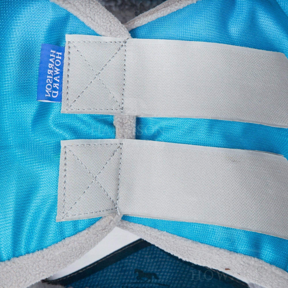 Harrison Howard CareMaster Pro luminous fly mask UV protection in translucent mesh.