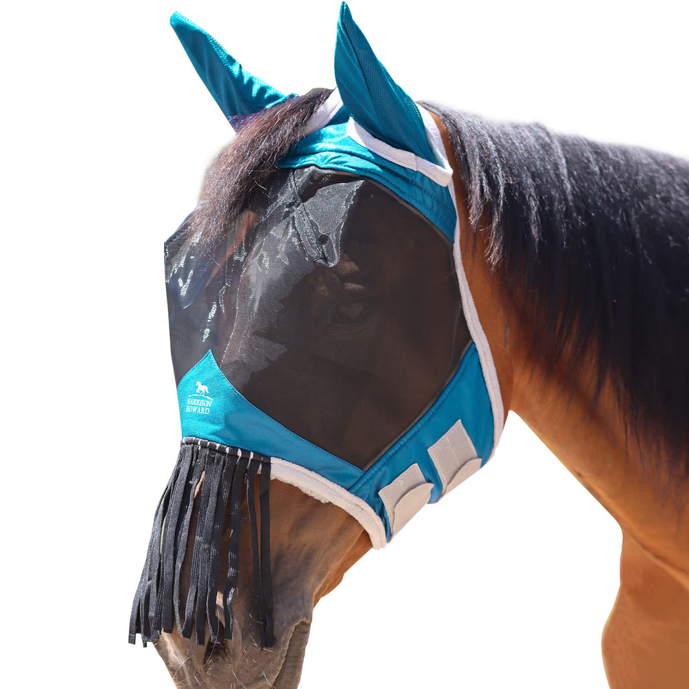 Harrison Howard CareMaster sky-blue fabric showcases durable material for summer use.