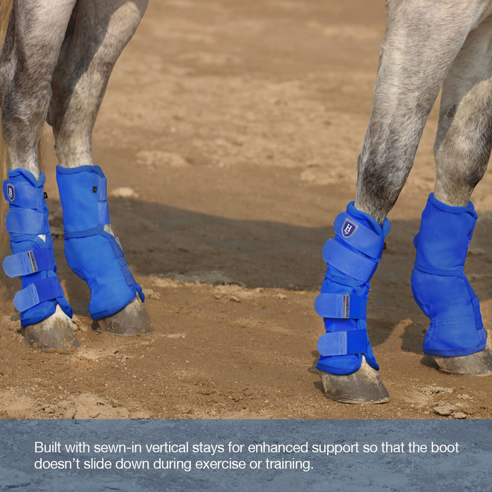 Harrison Howard leg guard color options show nine vibrant choices.