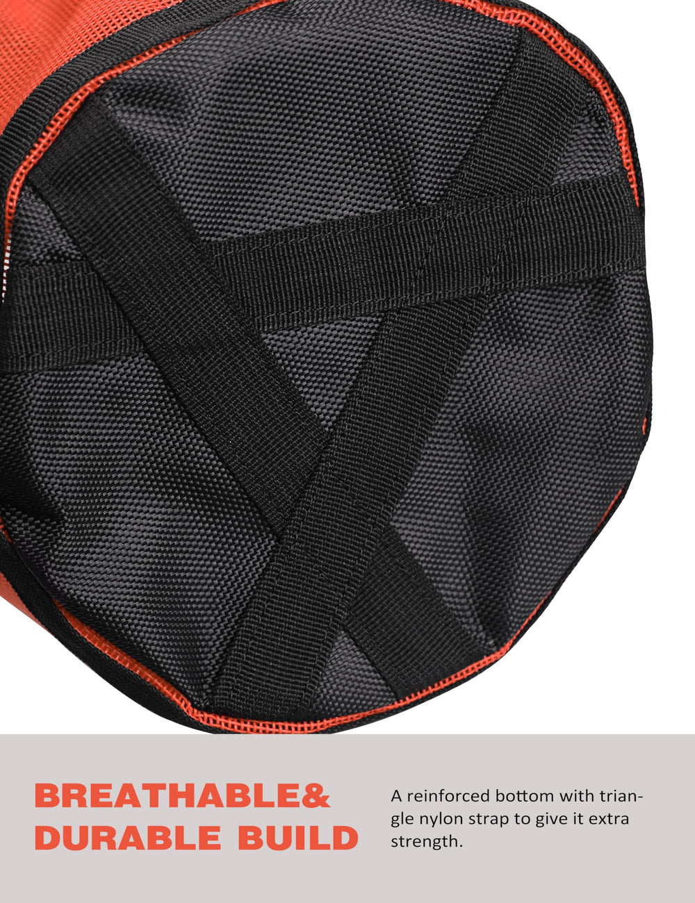 Harrison Howard muzzle bag breathable mesh construction promotes ventilation during feeding.
