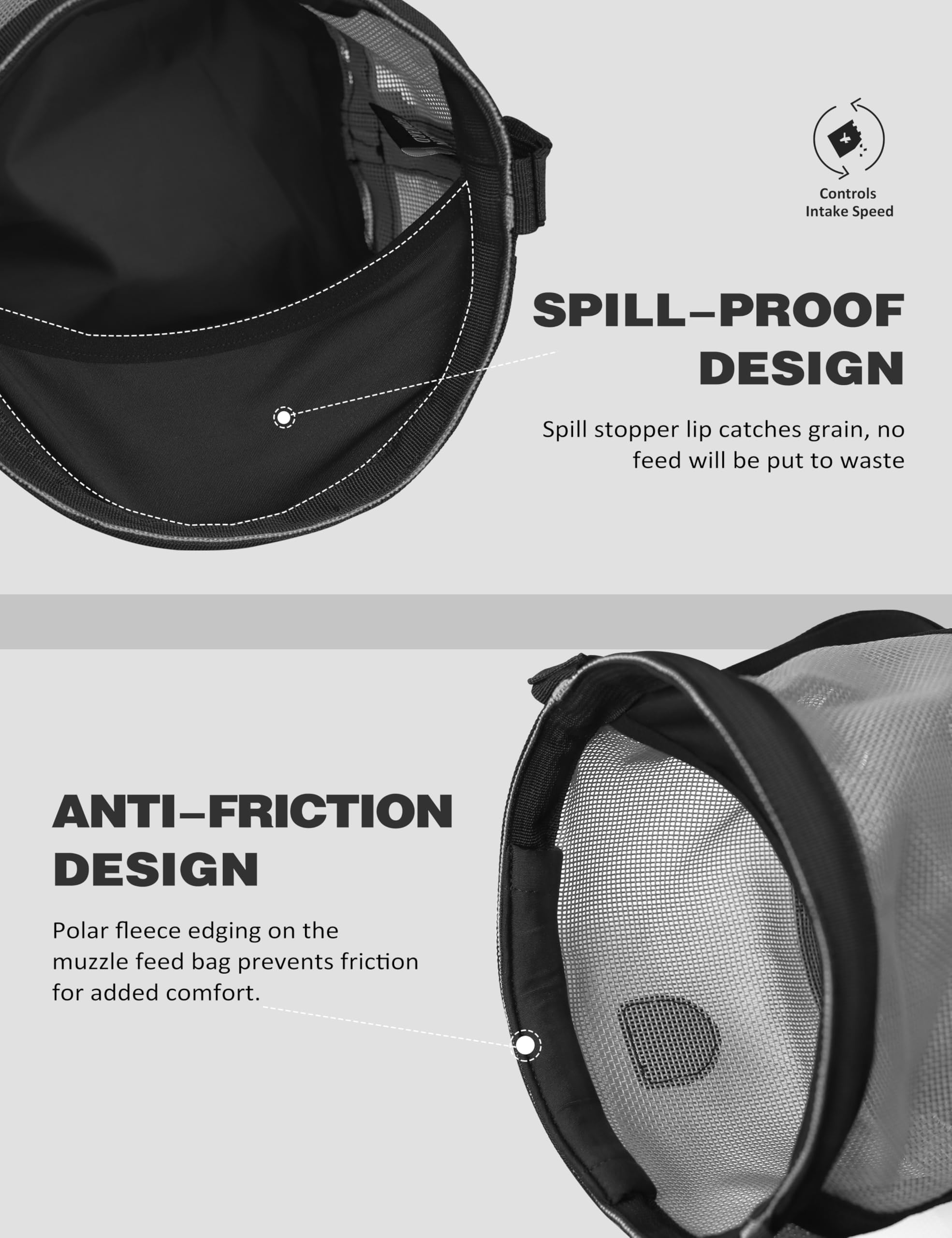 Harrison Howard padded-neck strap adjustable for secure fit during movement