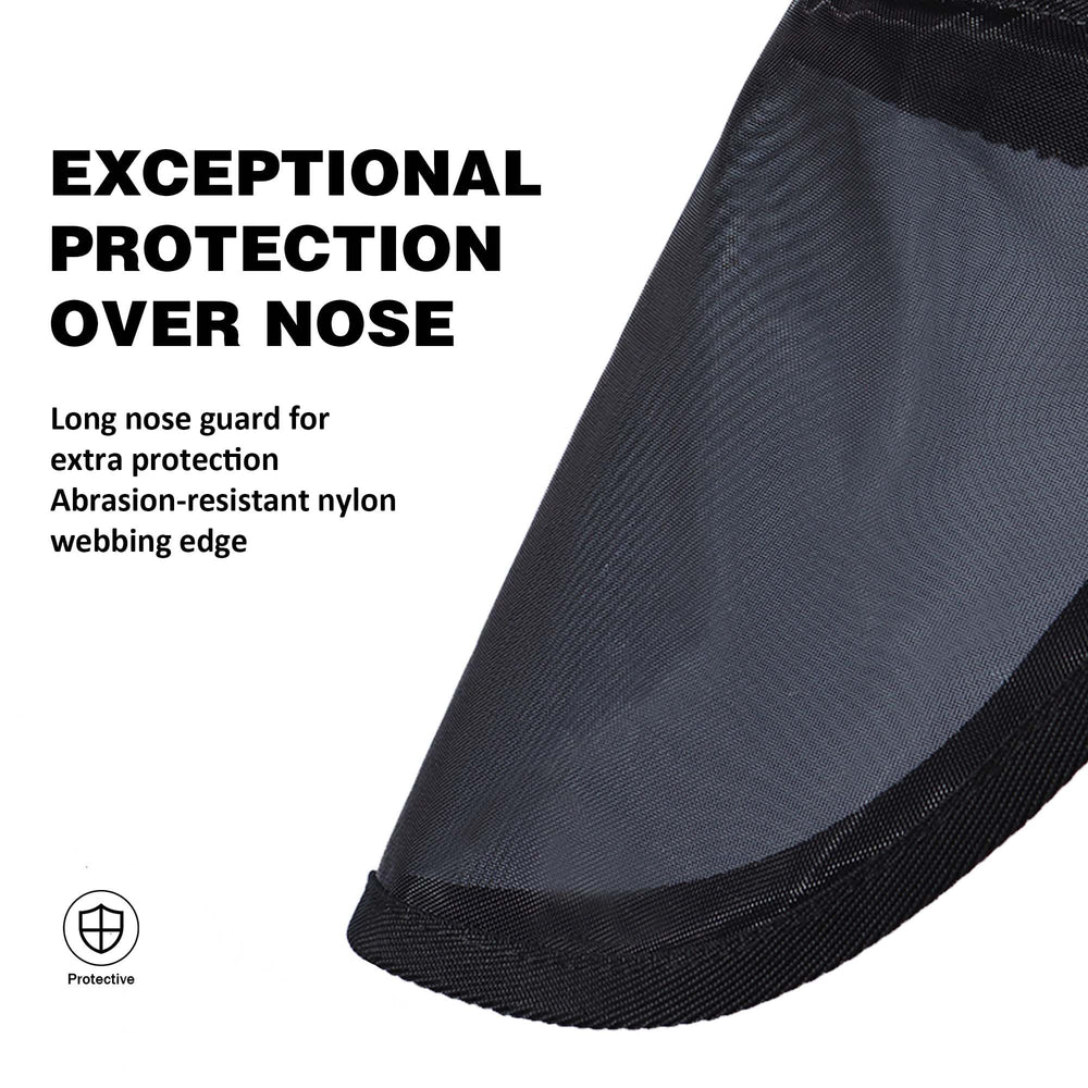 Harrison Howard Pro LumiVista ventilation mesh on lightweight forehead area.