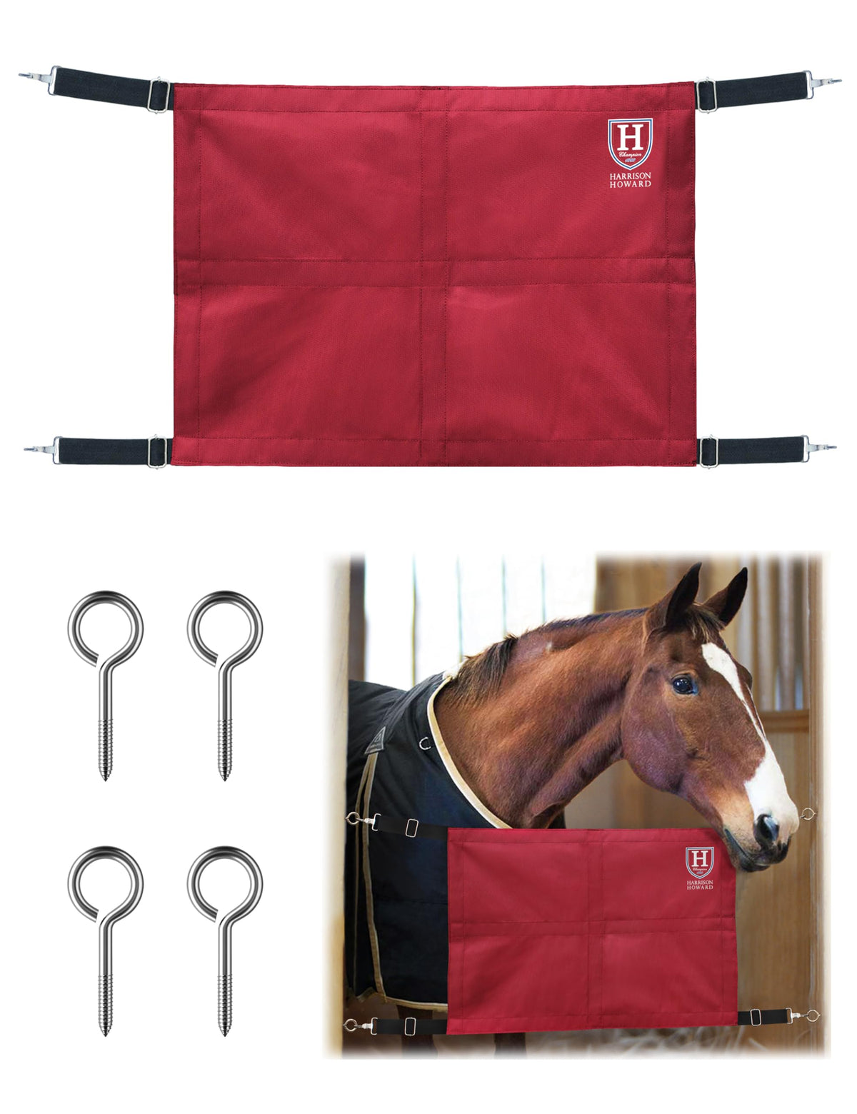 Harrison Howard stall guard 1680D polyester resists wear, water for lasting protection