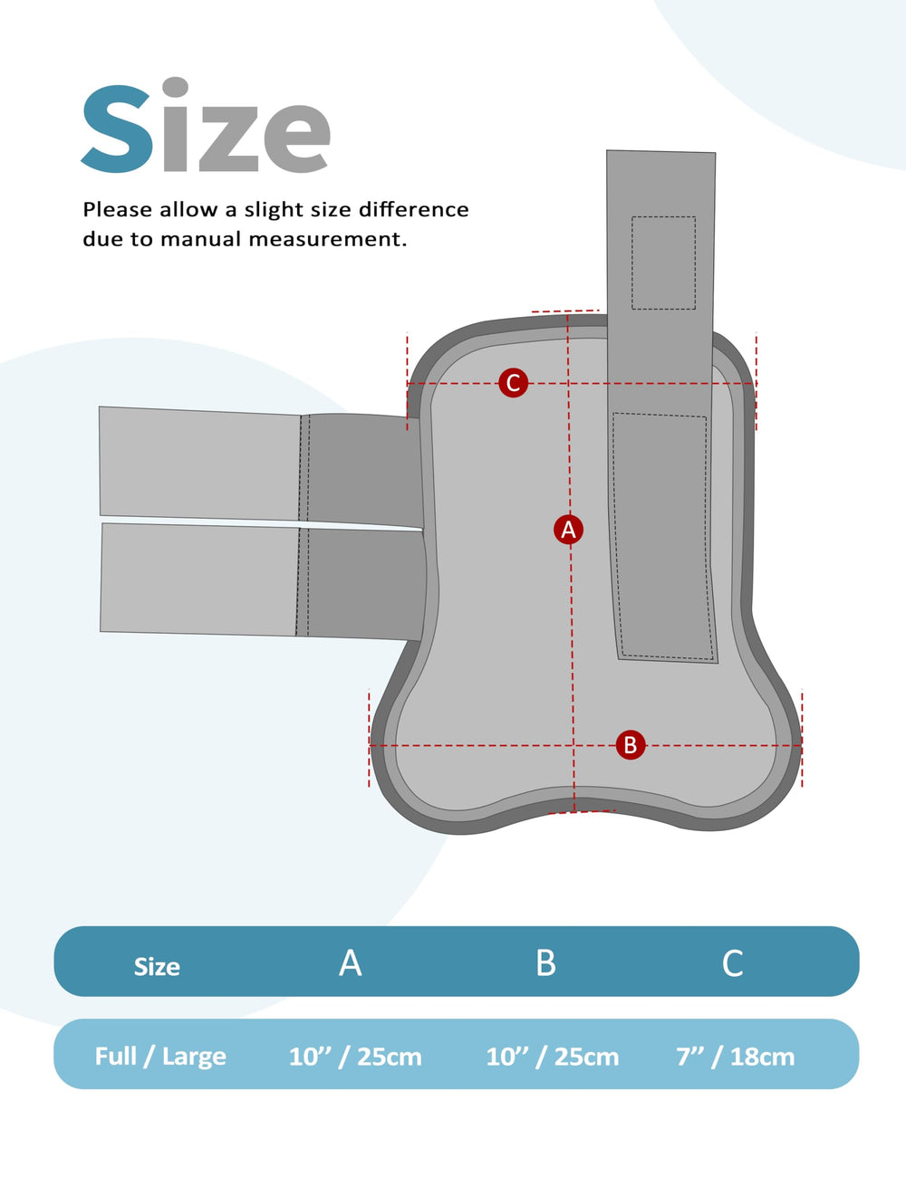 Harrison Howard Azure L back strap on boot displays strong adjustable fit