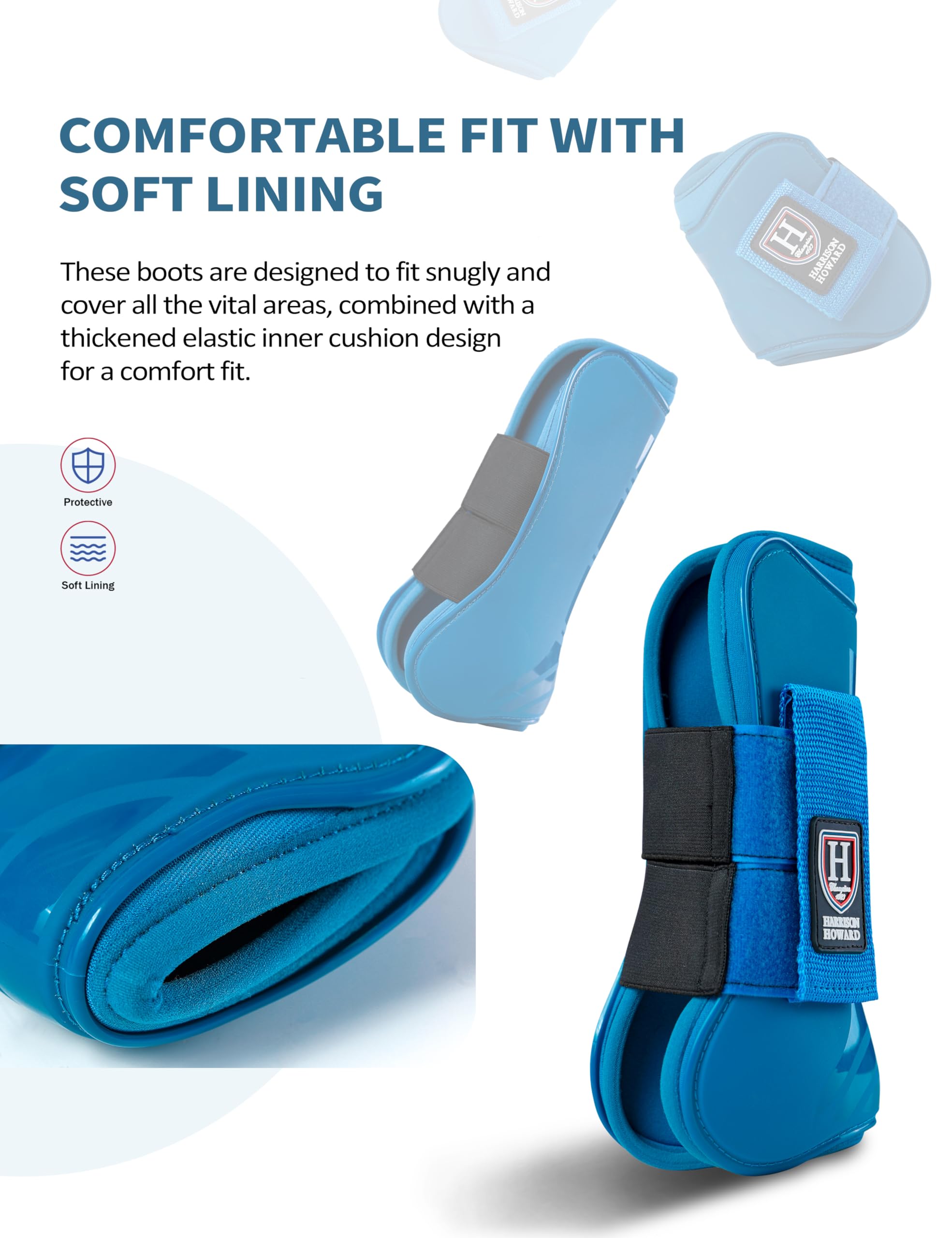 Harrison Howard Azure L shell durability underside view demonstrates reinforced construction