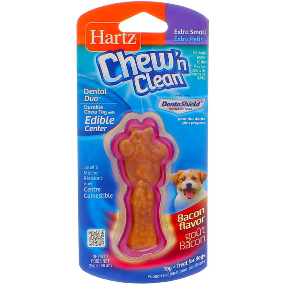 Hartz Chew N Clean long-lasting chew with flavor for extended play sessions.