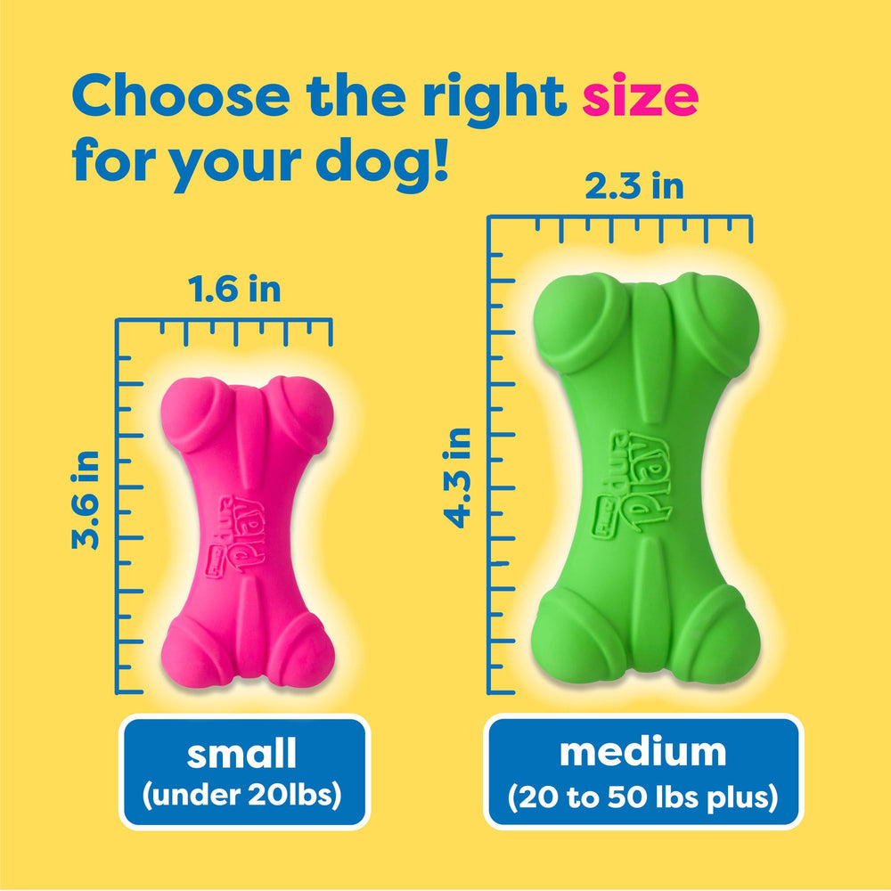 Hartz DuraPlay double tug ring toy for small breeds encouraging interactive play