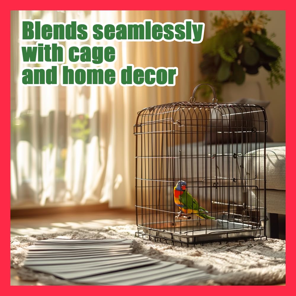 HA SHI Hashi bird cage liner absorption helps keep cages dry.