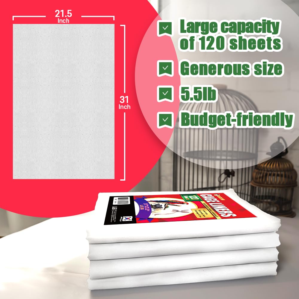 HA SHI Hashi bird cage liner easy to remove and replace.